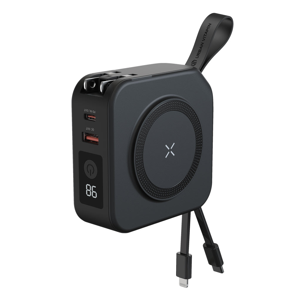 Urban Vitamin Saratoga 5-in-1 universal Charger als Werbeartikel mit Logo