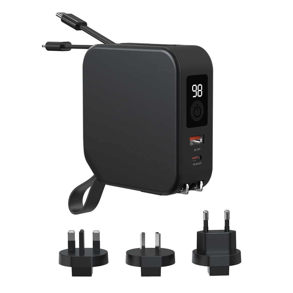 Urban Vitamin Saratoga 5-in-1 universal Charger als Werbeartikel mit Logo