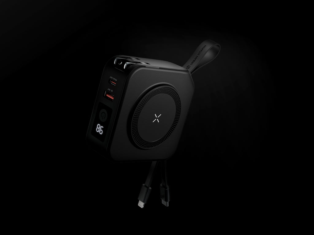 Urban Vitamin Saratoga 5-in-1 universal Charger als Werbeartikel mit Logo