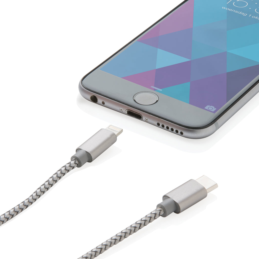 3-in-1 umwobenes Kabel – Ansicht 7