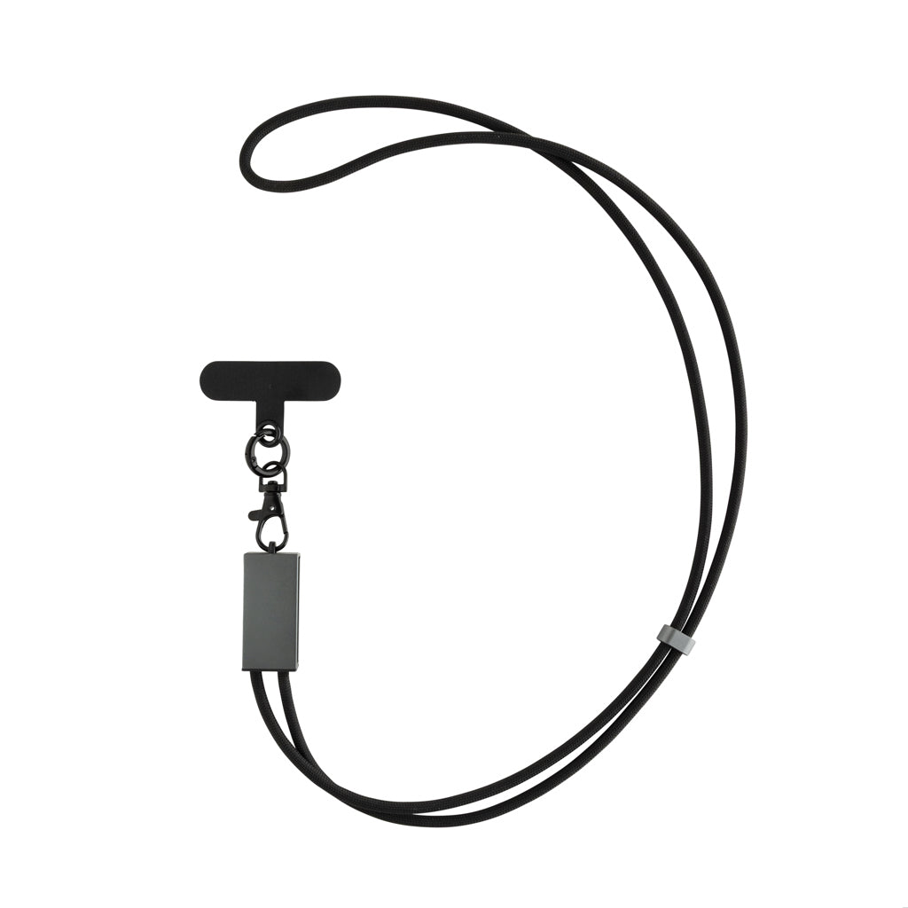 Terra 60Wduales Ladekabel aus RCS recyceltem PET mit Lanyard – Ansicht 1