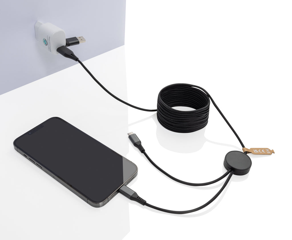 Terra 3 Meter 4-in-1-Kabel aus RCS recyceltem PET – Ansicht 3