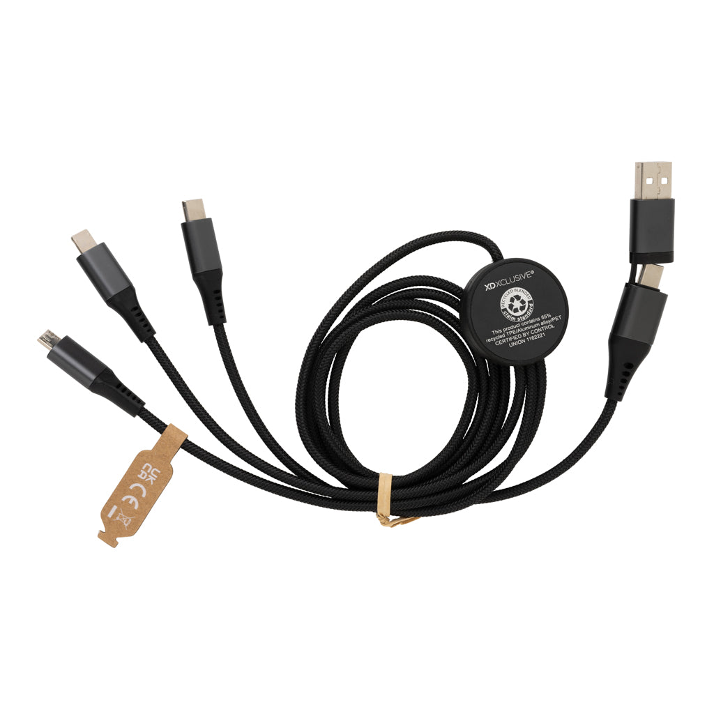 Terra 60W 120cm 6-in-1-Kabel aus RCS recyceltem Aluminium – Ansicht 4