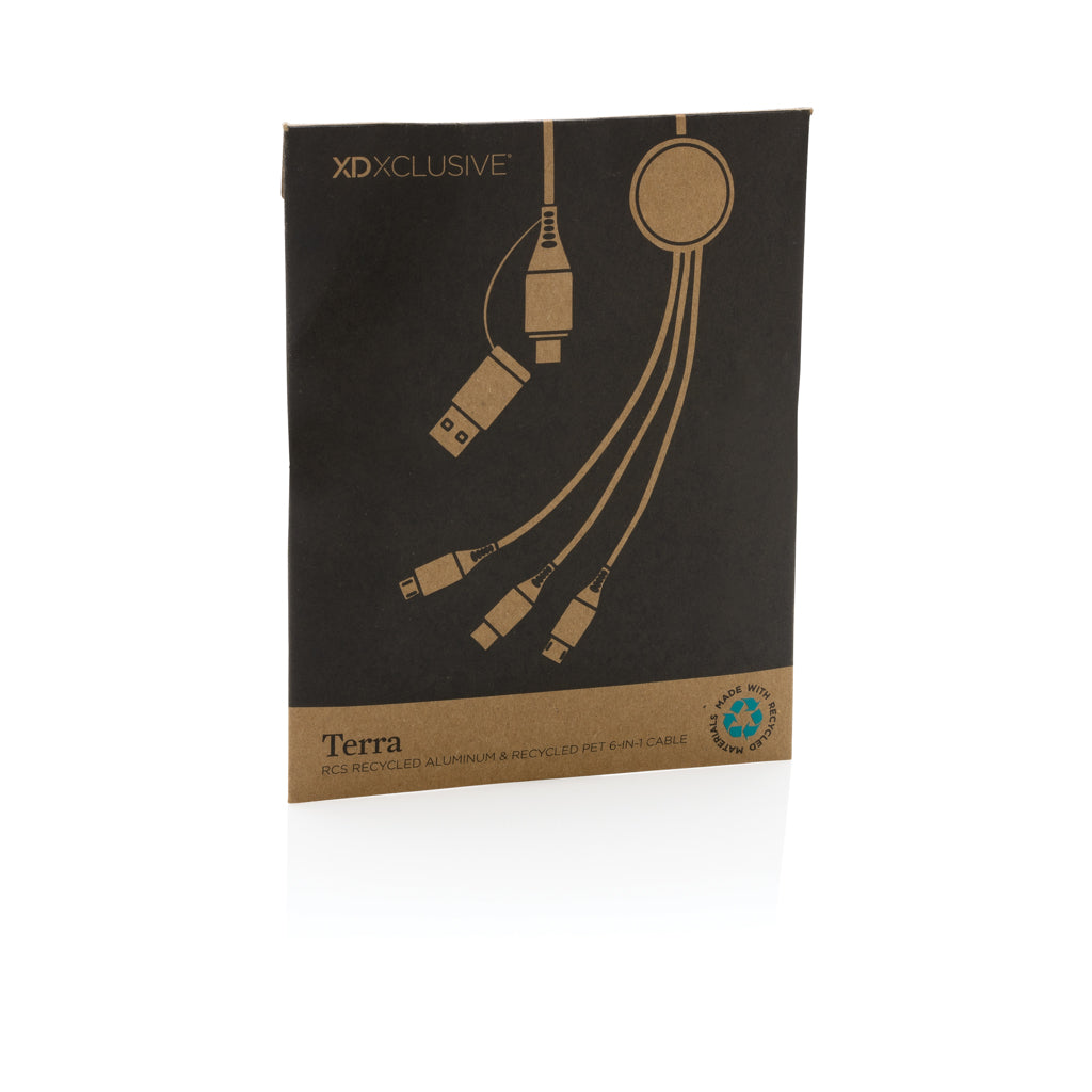 Terra 60W 120cm 6-in-1-Kabel aus RCS recyceltem Aluminium – Ansicht 5