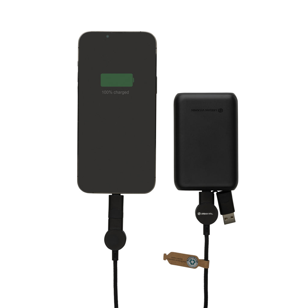 Urban Vitamin Oakland RCS rKunststoff 1,2m 6-in-1 Fast-Charging 45W Kabel – Ansicht 6