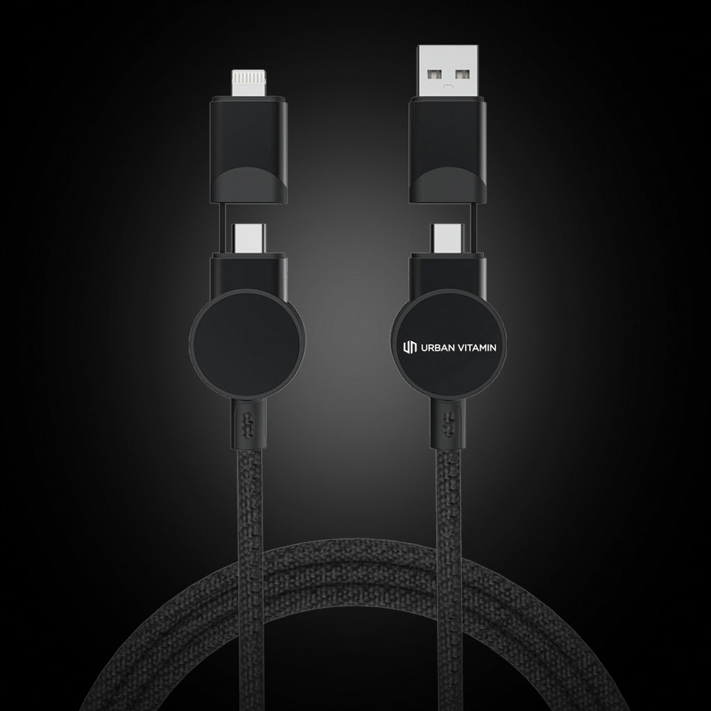 Urban Vitamin Oakland RCS rKunststoff 1,2m 6-in-1 Fast-Charging 45W Kabel – Ansicht 4