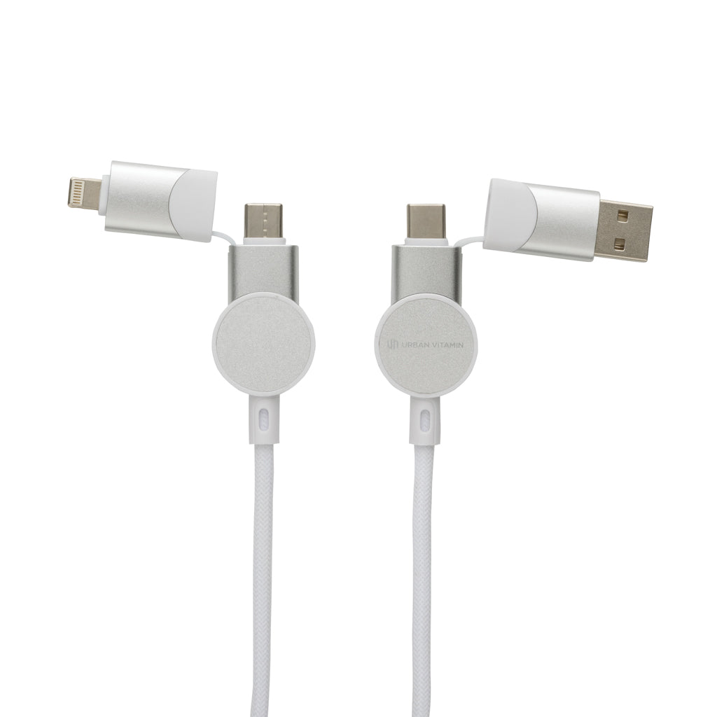 Urban Vitamin Oakland RCS rKunststoff 1,2m 6-in-1 Fast-Charging 45W Kabel – Ansicht 2