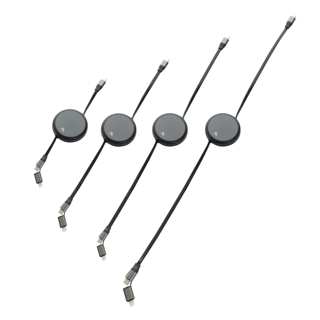 Terra ausziehbares 240W 2-in-1 Kabel aus RCS rec. Aluminium – Ansicht 4