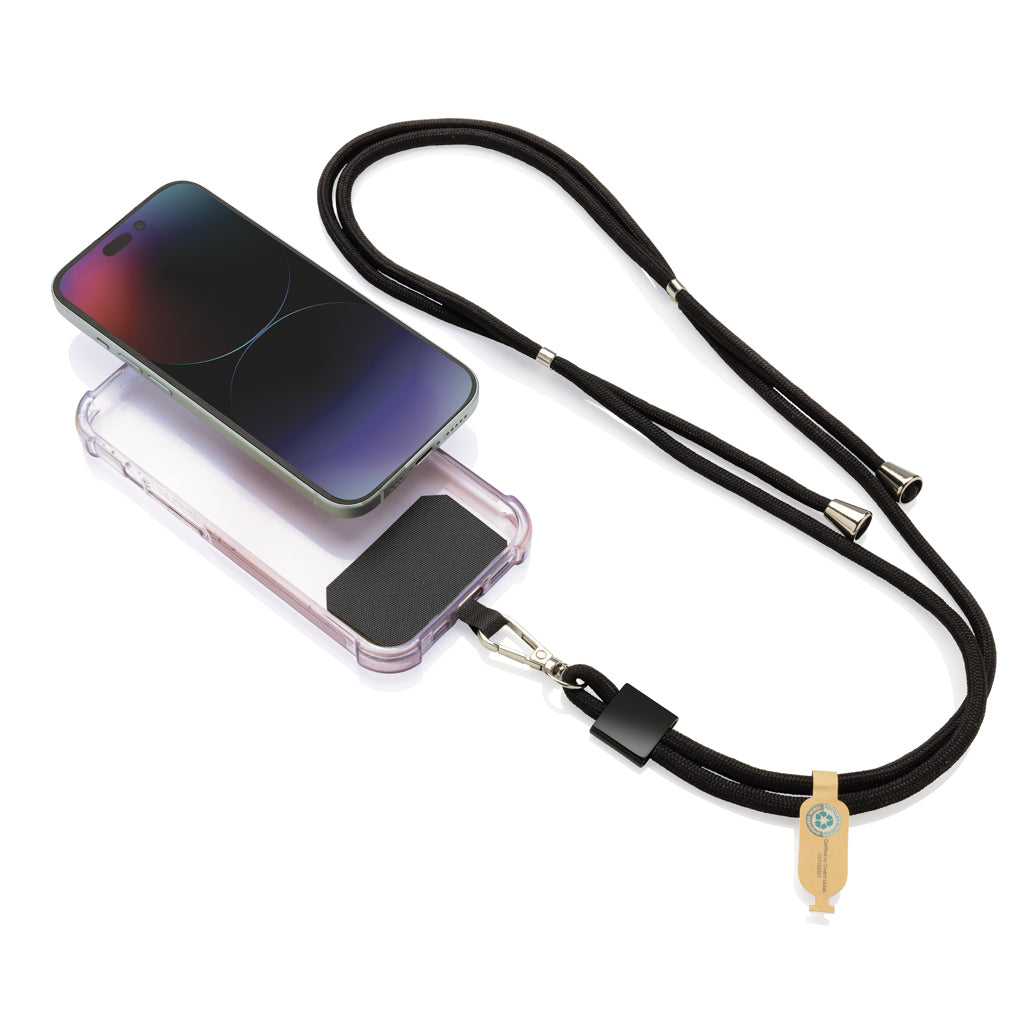 CarryLoop verstellbares Handyband aus RCS rec. PET – Ansicht 2