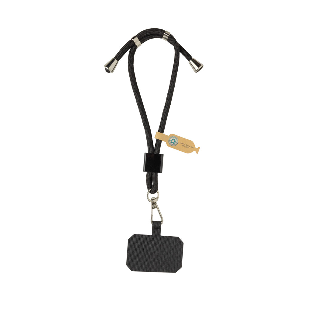 CarryLoop verstellbares Handy-Handgelenksband aus RCS rPET – Ansicht 1