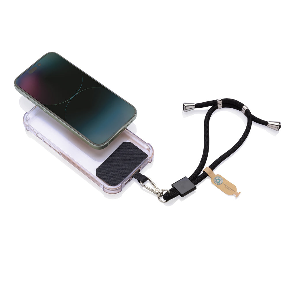 CarryLoop verstellbares Handy-Handgelenksband aus RCS rPET – Ansicht 2