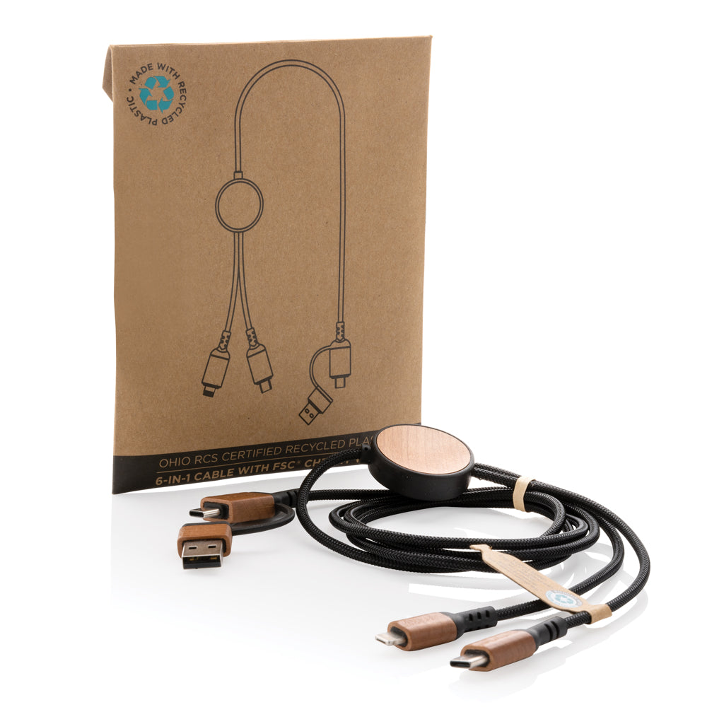 Ohio 6-in-1-Kabel aus RCS zertifiziert recyceltem Kunststoff – Ansicht 2