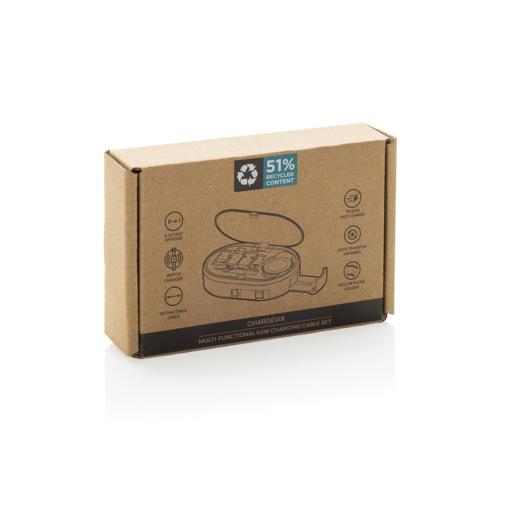 Chargevix Multifunktionales 60W-Lade-Set aus RCS rPlastic – Ansicht 8