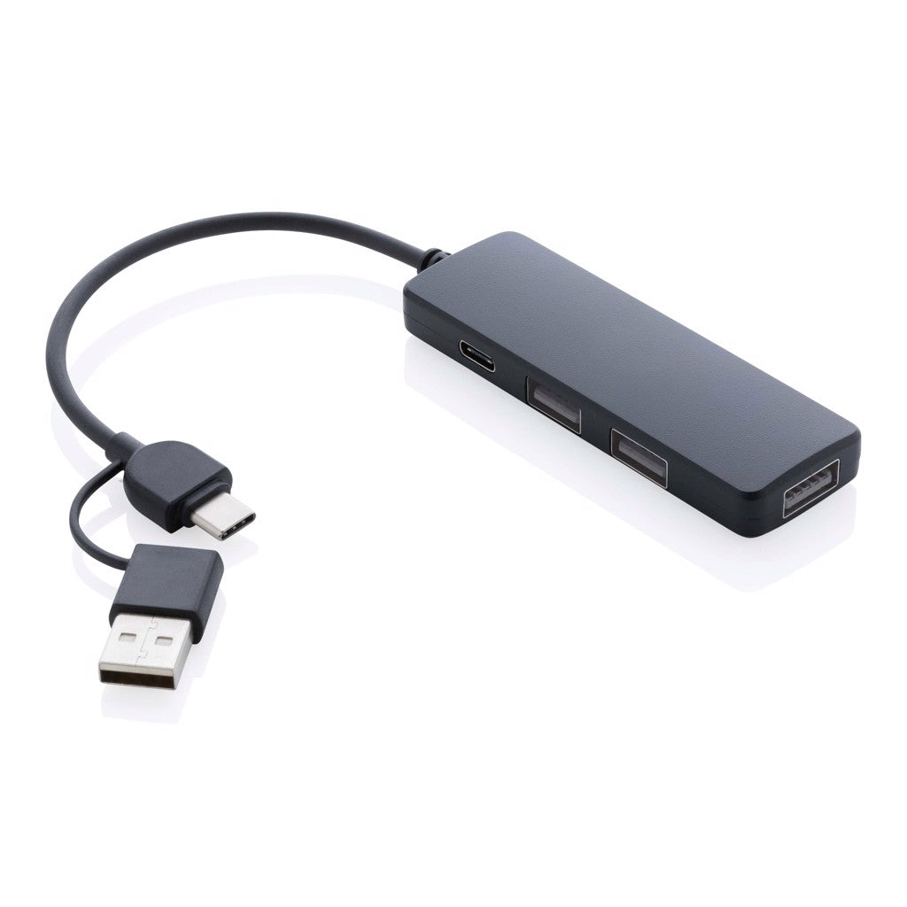 RCS recycelter USB-Hub mit Dual-Input – Ansicht 1