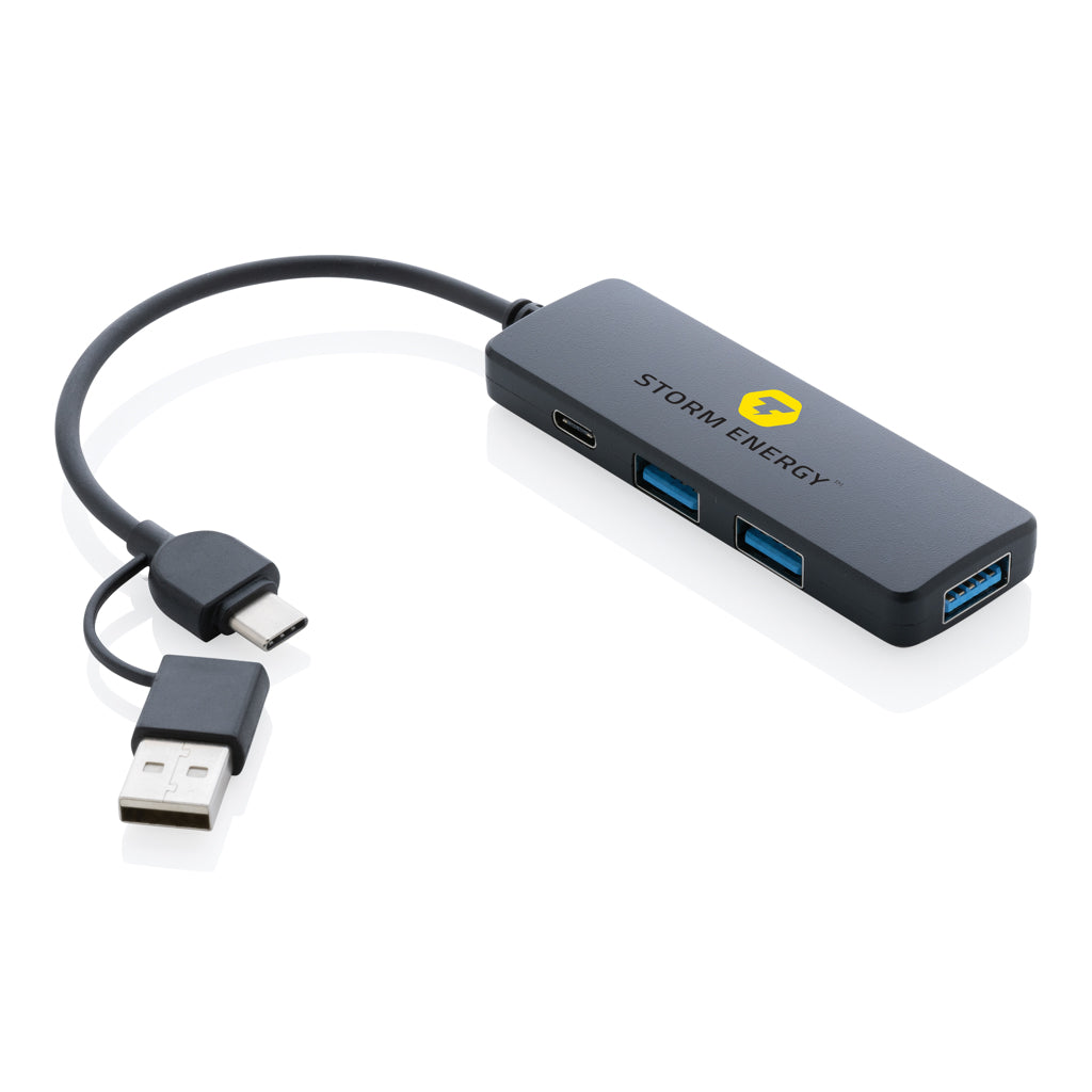 RCS recycelter USB-Hub mit Dual-Input – Ansicht 5