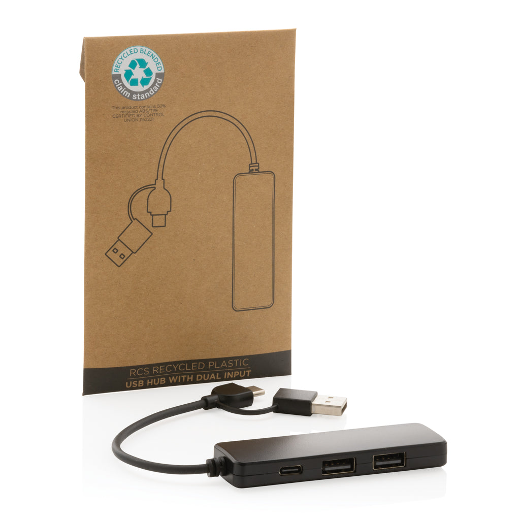 RCS recycelter USB-Hub mit Dual-Input – Ansicht 3
