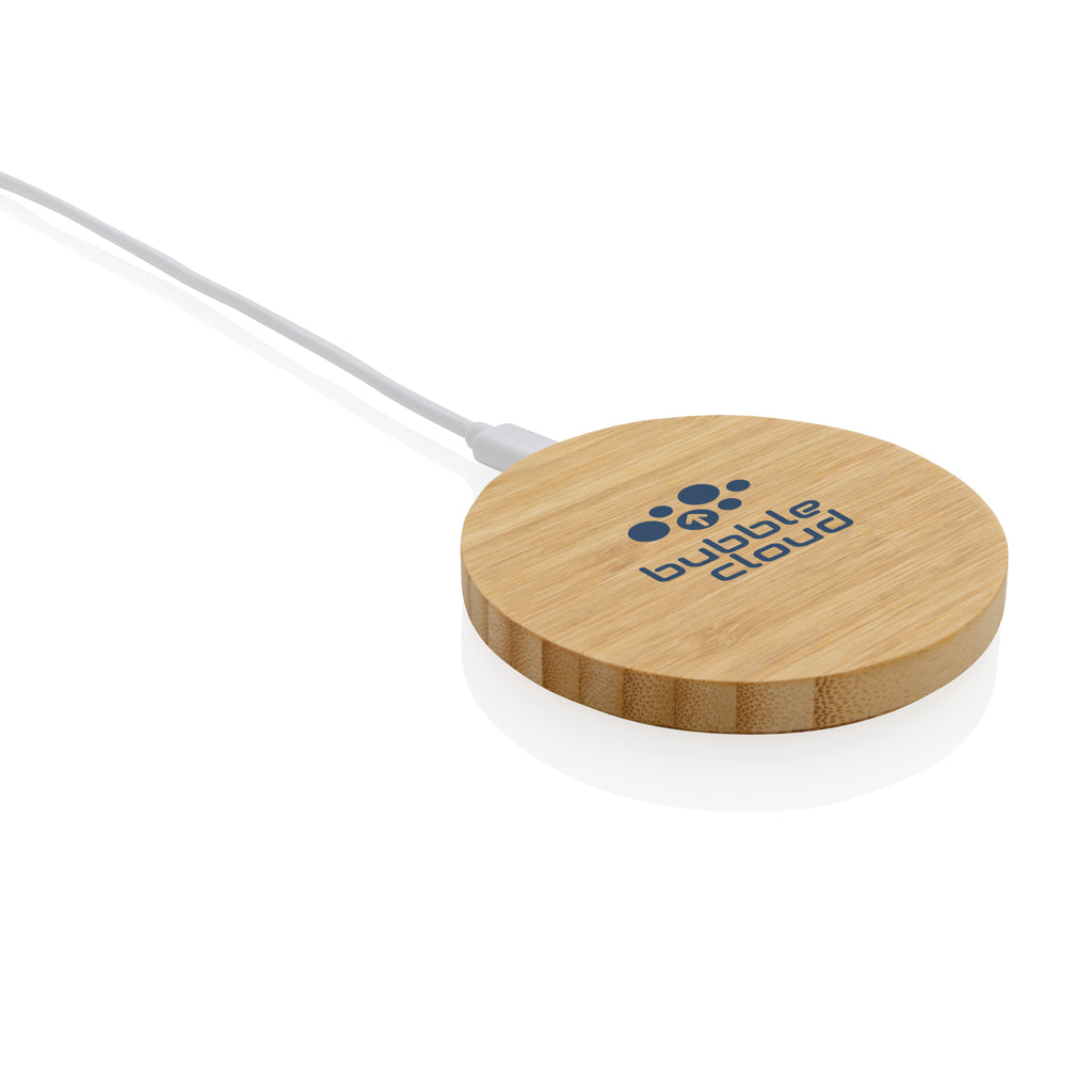 15W Bambus Wireless Charger – Ansicht 2