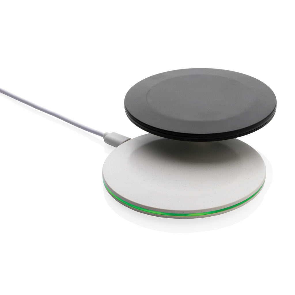 15W-Wireless-Fast-Charger aus recyceltem RCS-Kunststoff – Ansicht 6