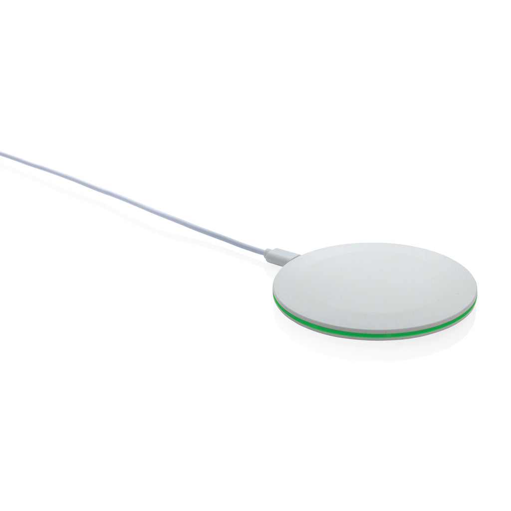 15W-Wireless-Fast-Charger aus recyceltem RCS-Kunststoff – Ansicht 2