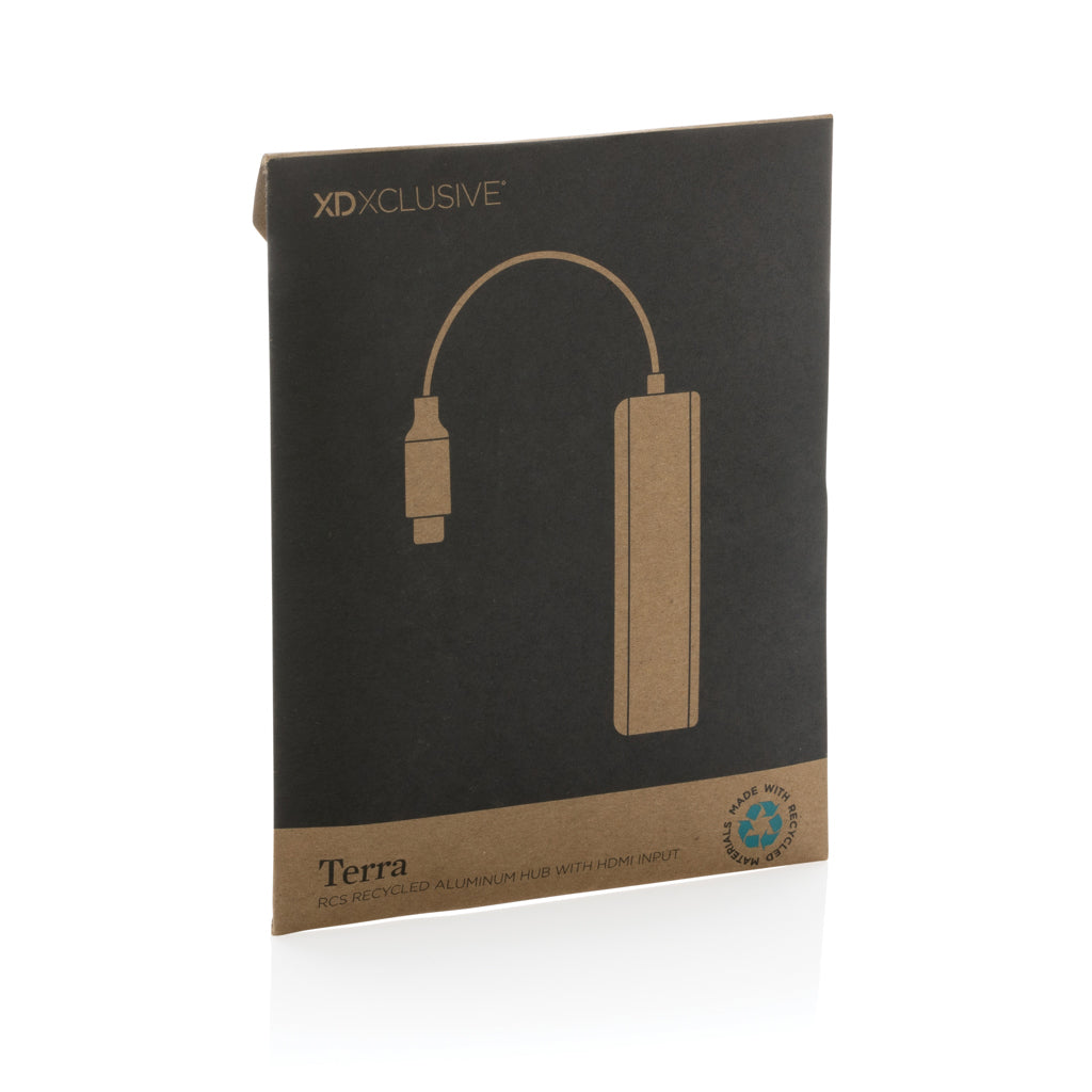 Terra Hub aus RCS recyceltem Aluminium mit HDMI-Input – Ansicht 6