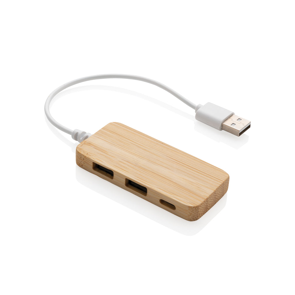 Bambus-Hub mit Type-C – Ansicht 1
