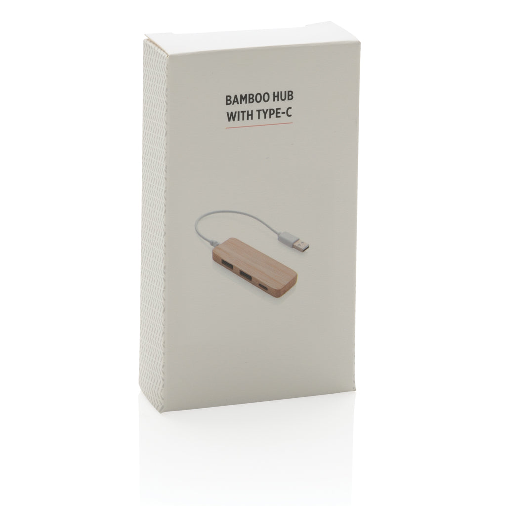 Bambus-Hub mit Type-C – Ansicht 4
