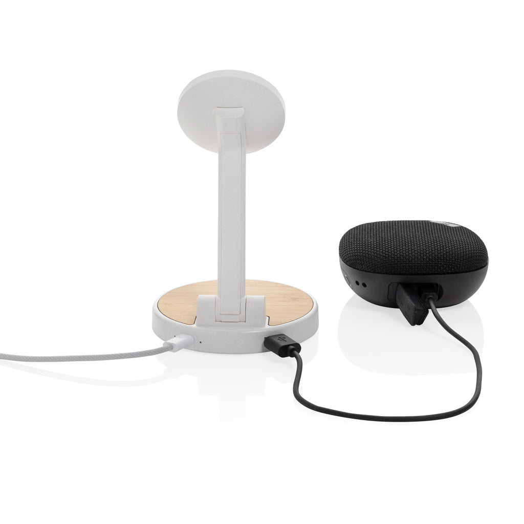 Ontario 2-in-1 15W magnetischer Ladeständer aus RCS rPlastik – Ansicht 5