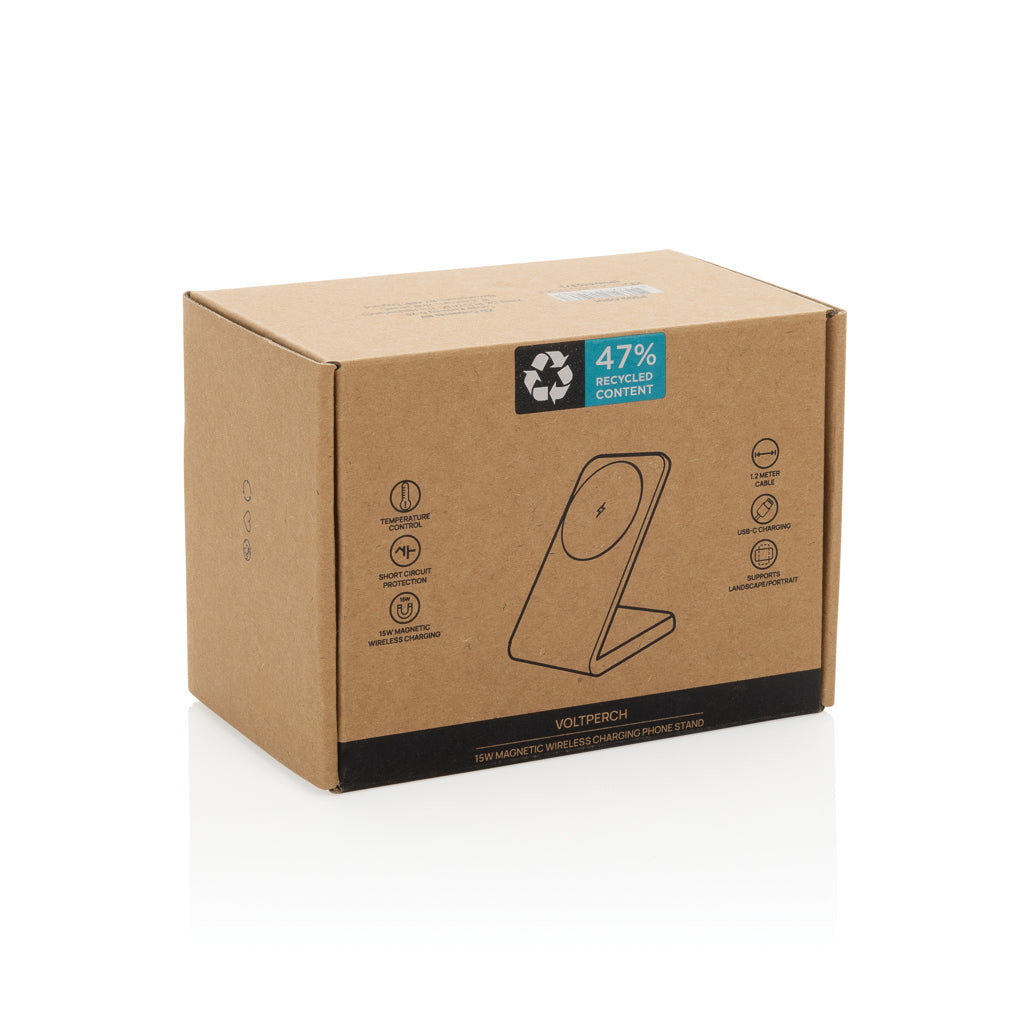 VoltPerch 15W magnetischer Wireless Charger aus RCS rec. ABS – Ansicht 7
