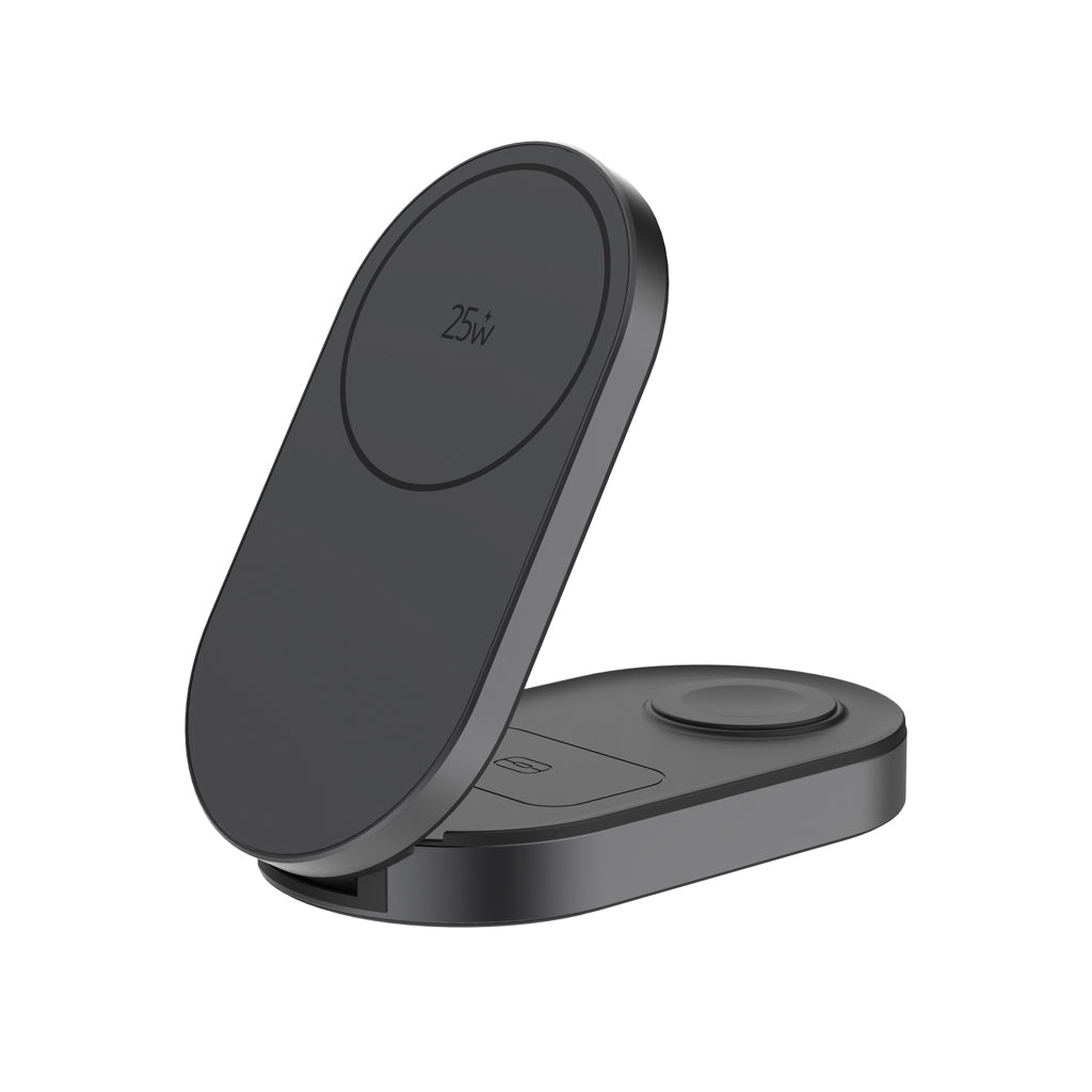 Quantum Ultra-Fast 3-in-1 25W faltbarer Wireless Charger – Ansicht 1