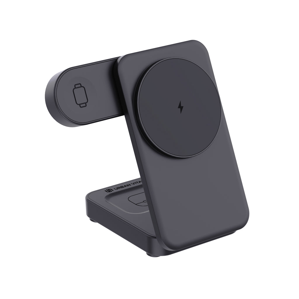 Urban Vitamin Arcadia 15W 3in1 Magnet-Charger aus RCS rABS – Ansicht 1