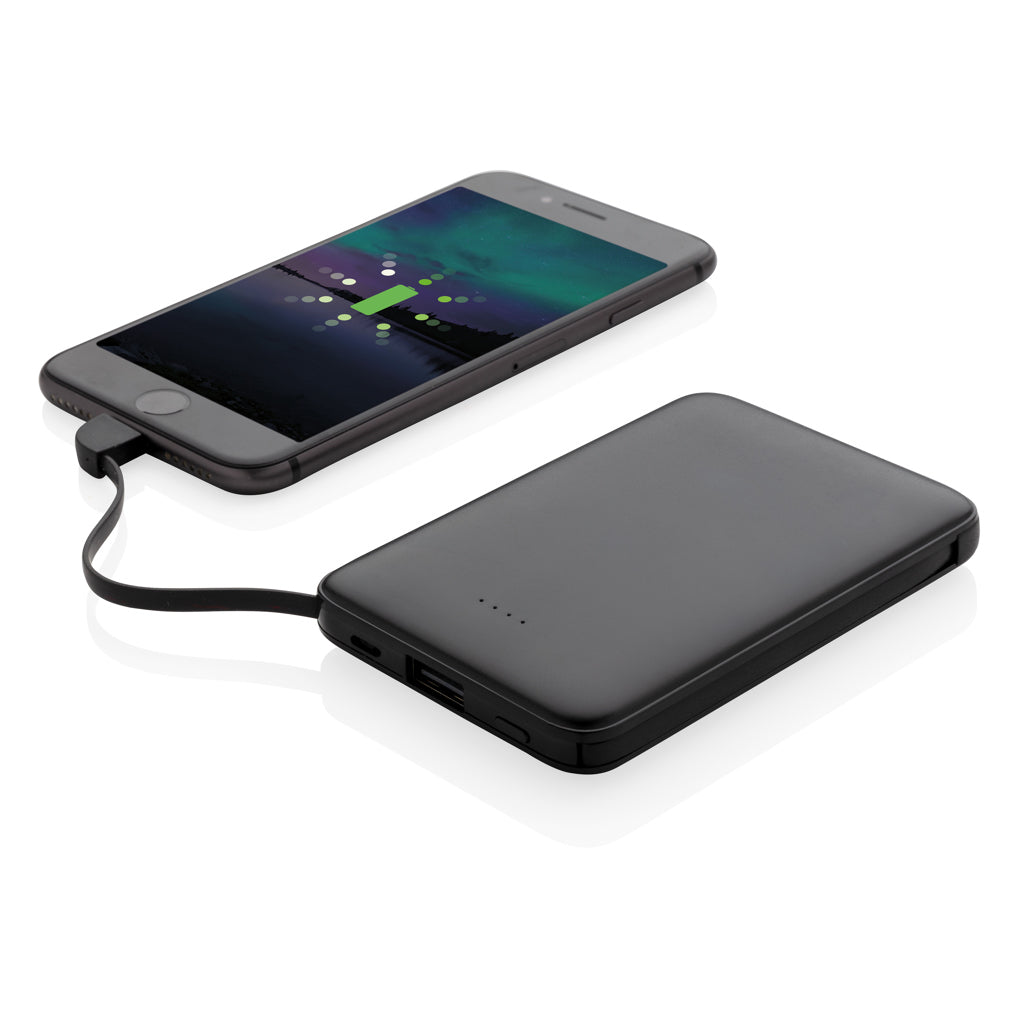 5.000 mAh Powerbank mit integriertem Kabel – Ansicht 4