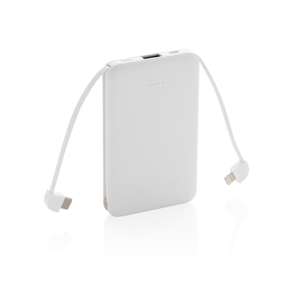 5.000 mAh Powerbank mit integriertem Kabel – Ansicht 2