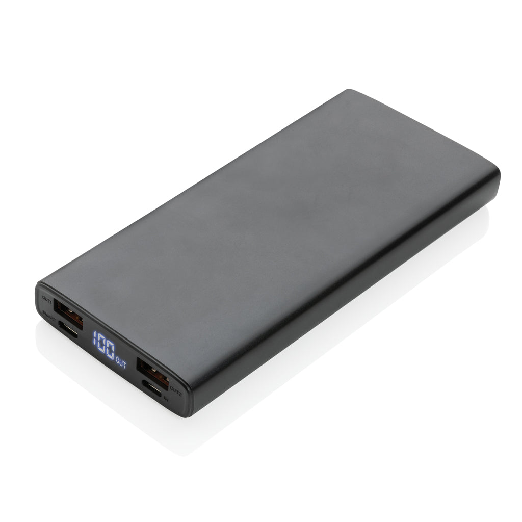 18W PD Powerbank mit 10.000 mAh aus Aluminium – Ansicht 1