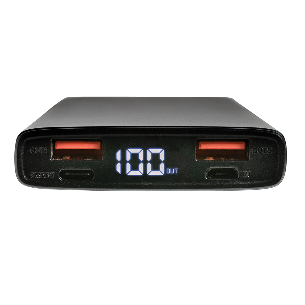 18W PD Powerbank mit 10.000 mAh aus Aluminium – Ansicht 4