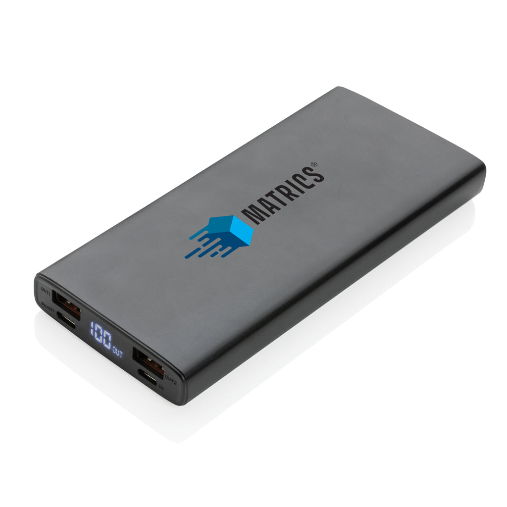 18W PD Powerbank mit 10.000 mAh aus Aluminium – Ansicht 6