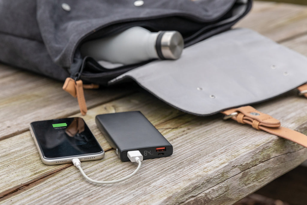 18W PD Powerbank mit 10.000 mAh aus Aluminium – Ansicht 7