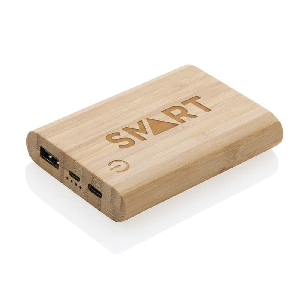 5.000mAh Bambus-Powerbank – Ansicht 6