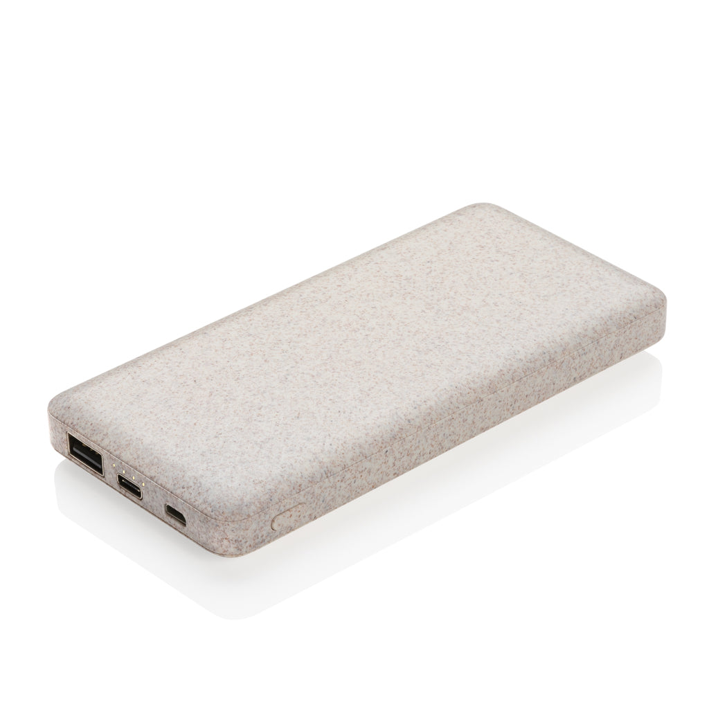 10.000 mAh Weizenstroh Powerbank – Ansicht 1