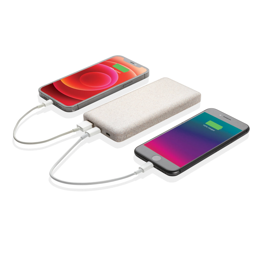 10.000 mAh Weizenstroh Powerbank – Ansicht 2