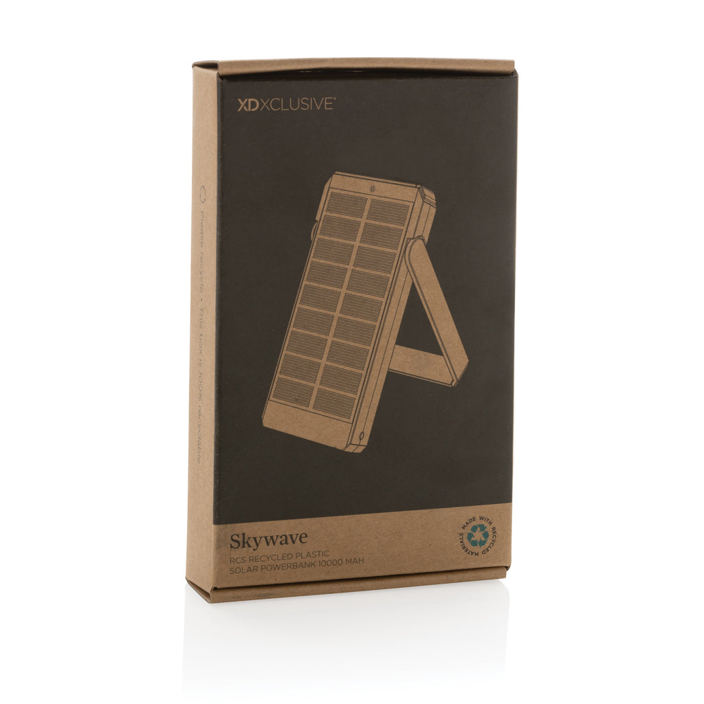 Skywave 10000mAh Solarpowerbank aus RCS recycelt. Kunststoff – Ansicht 7