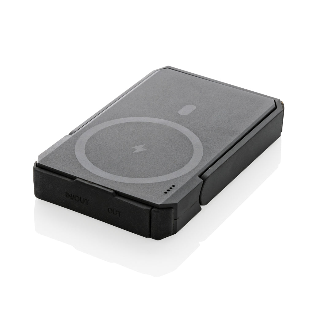 Skywave 5000mah Solar Powerbank, 10W Wireless aus rPlastik – Ansicht 7