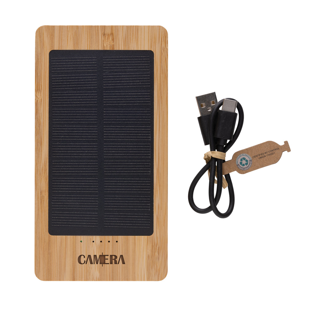 Sunwick 10.000mah Bambus Solar Powerbank – Ansicht 5