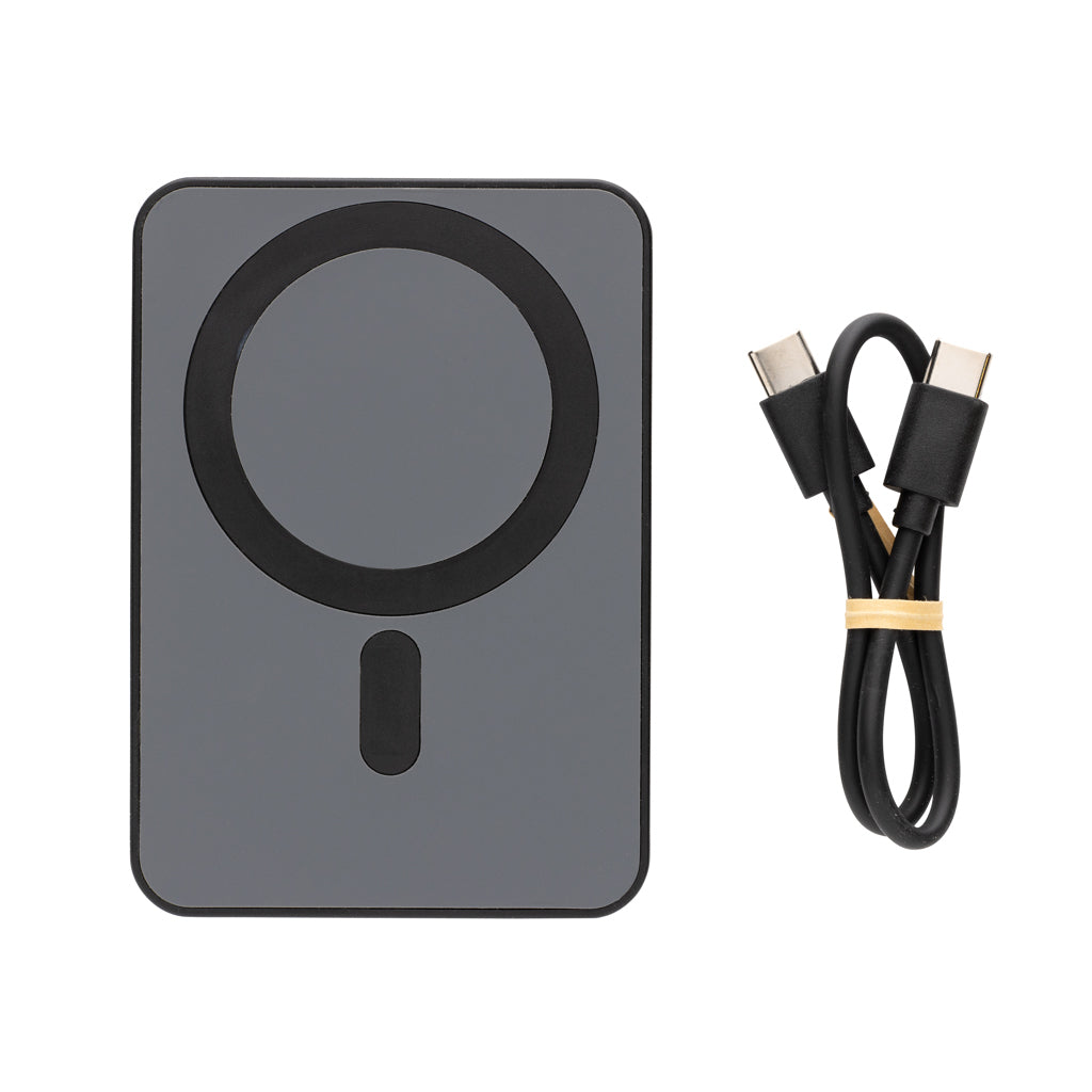 Magnetix 5.000mAh magnetische Powerbank aus RCS recycel. ABS – Ansicht 5