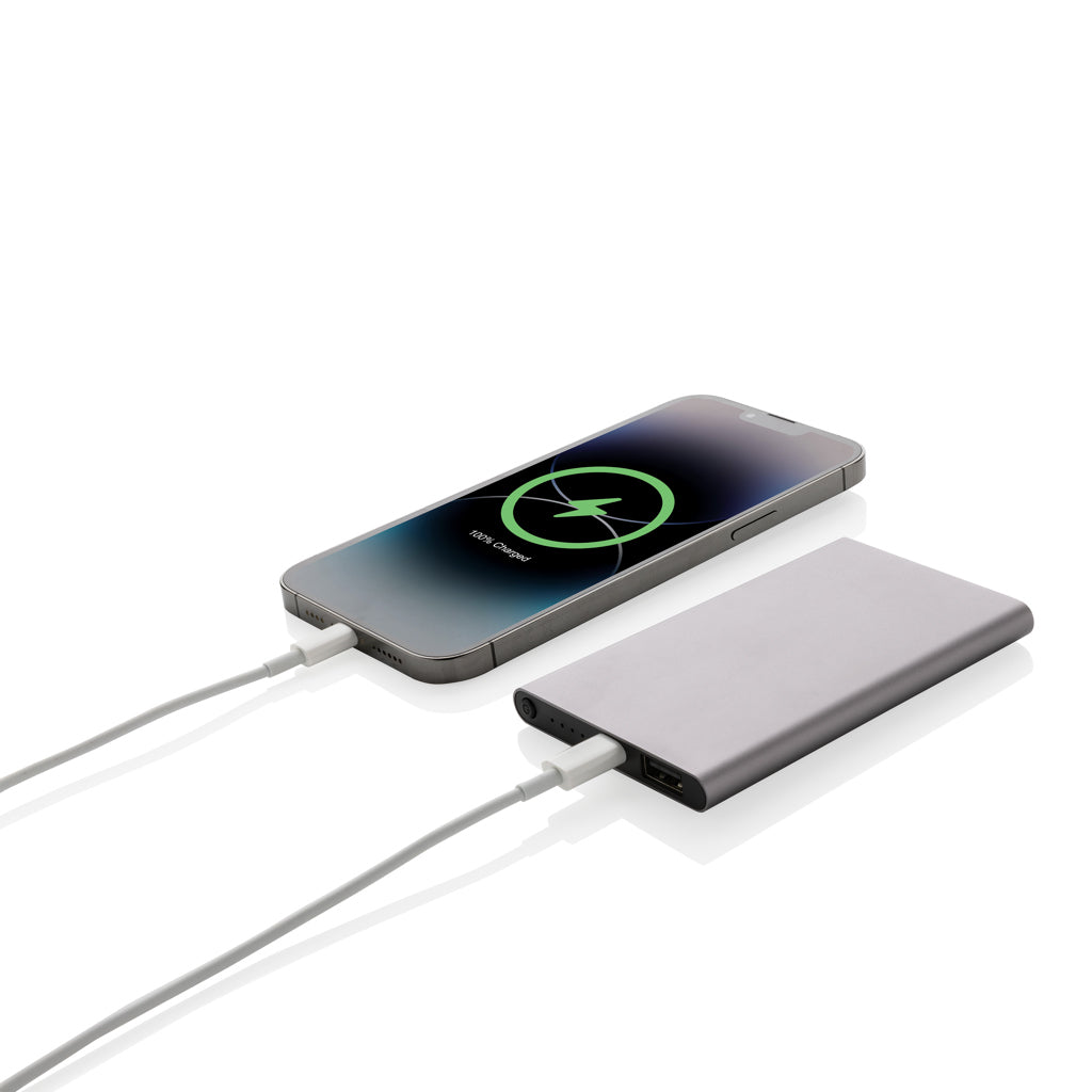 4.000mAh Type-C Powerbank aus RCS recyeltem ABS & Aluminium – Ansicht 5