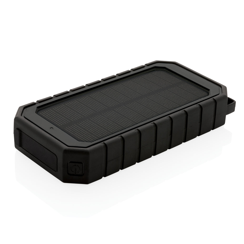 10.000 mAh Solar-Powerbank mit 10W Wireless aus RCS Plastik – Ansicht 1