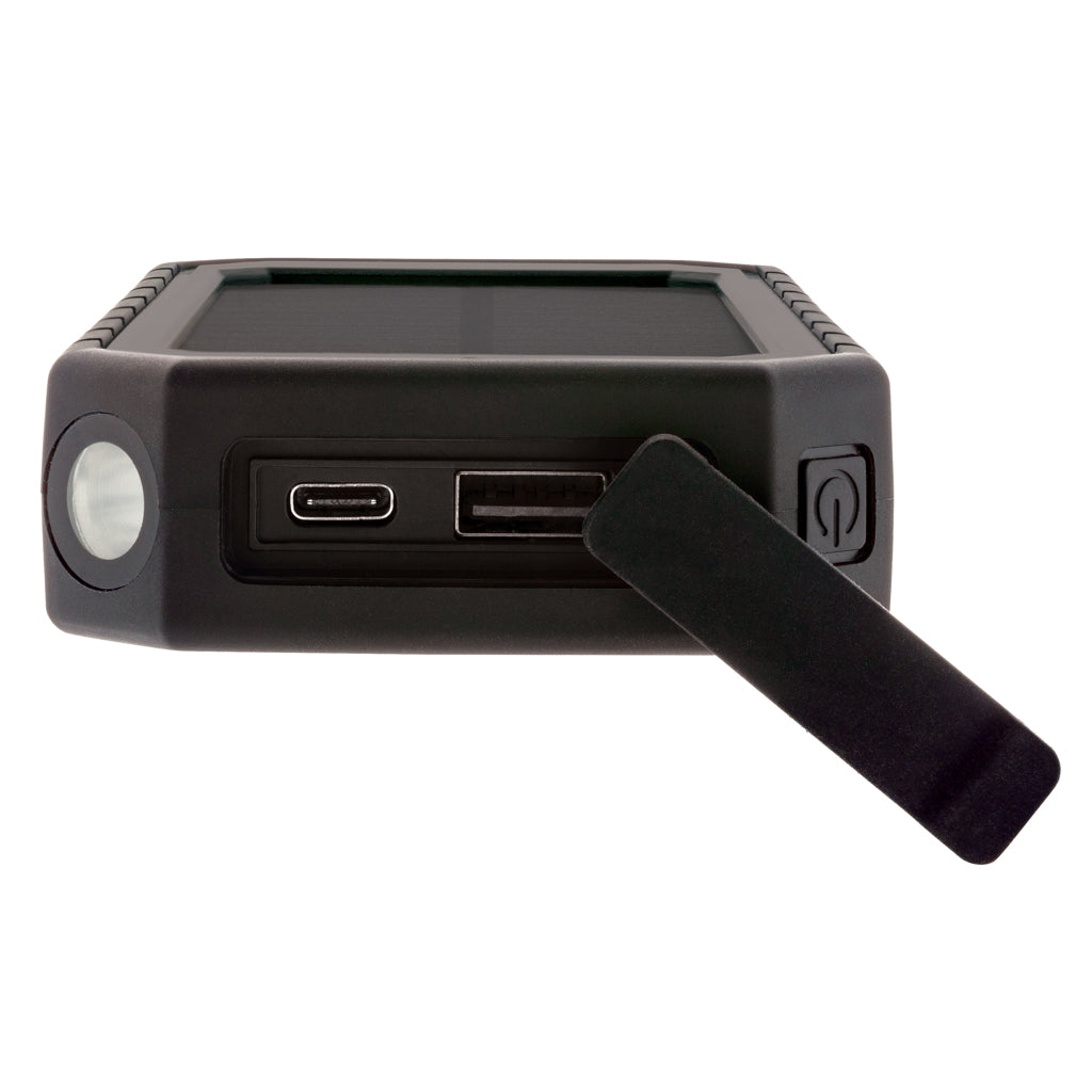 10.000 mAh Solar-Powerbank mit 10W Wireless aus RCS Plastik – Ansicht 6