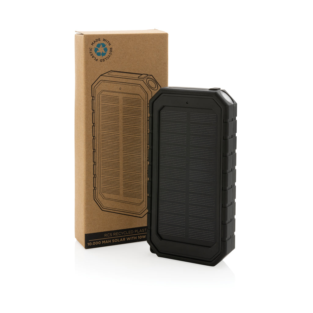 10.000 mAh Solar-Powerbank mit 10W Wireless aus RCS Plastik – Ansicht 7