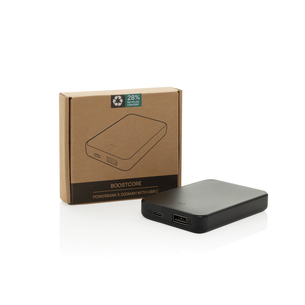 Boostcore 5.000mAh Powerbank aus RCS rec. Kunststoff – Ansicht 2