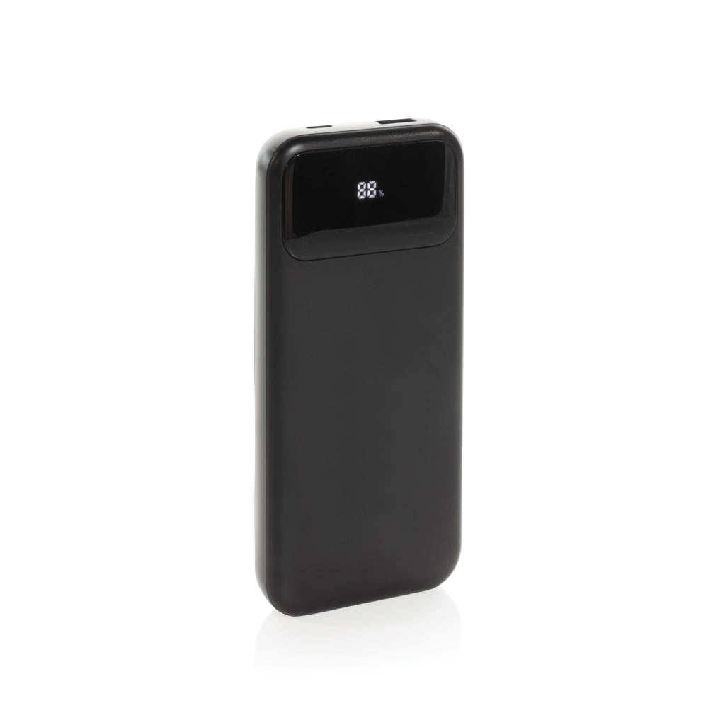 Turbopack 10000mAh Powerbank mit integr. Kabeln aus RCS rABS – Ansicht 1