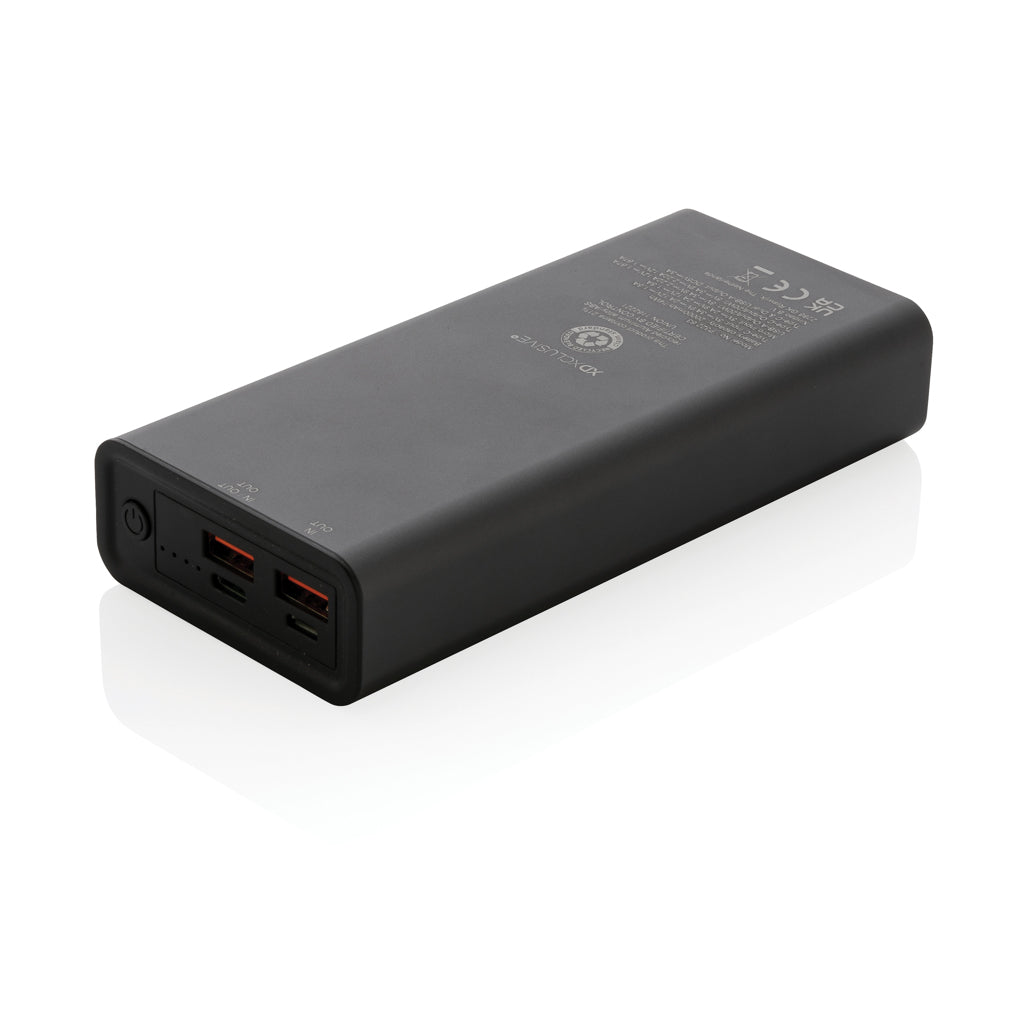 Terra 20.000mAh 20W Powerbank aus RCS recyceltem Aluminium – Ansicht 4